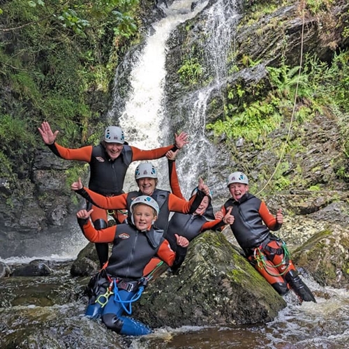Canyoning in Galloway - Family Canyoning